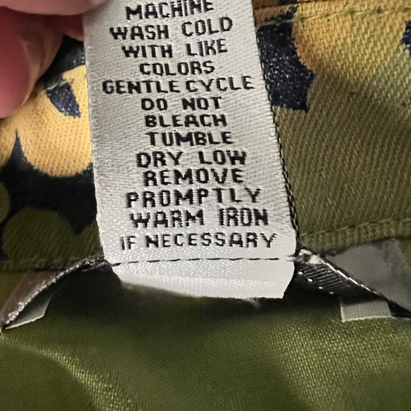 Analogy Jean Jacket Blue and Yellow Floral Design - Picture 9 of 9